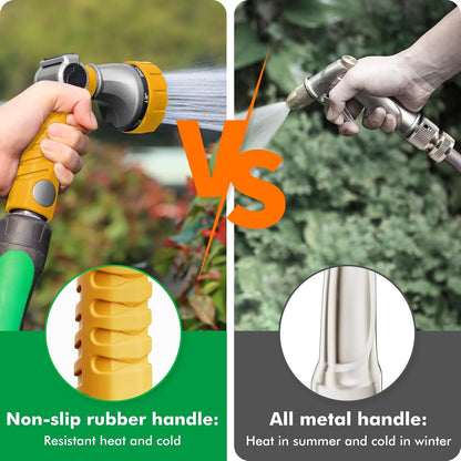 Heavy Duty Hose Nozzle, Metal Garden Water Hose Sprayer