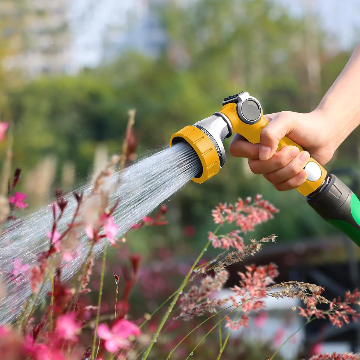 Heavy Duty Hose Nozzle, Metal Garden Water Hose Sprayer