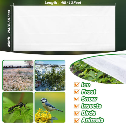 MAQIHAN Plant Covers Freeze Protection - Frost Cloth & Floating Row Cover
