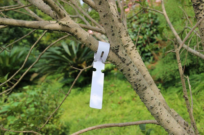 200Pcs Plastic Plant Labels Wrap Around Tree Tags, Adjustable Nursery Garden Labels Plant Tags with Large Writing Surface, White