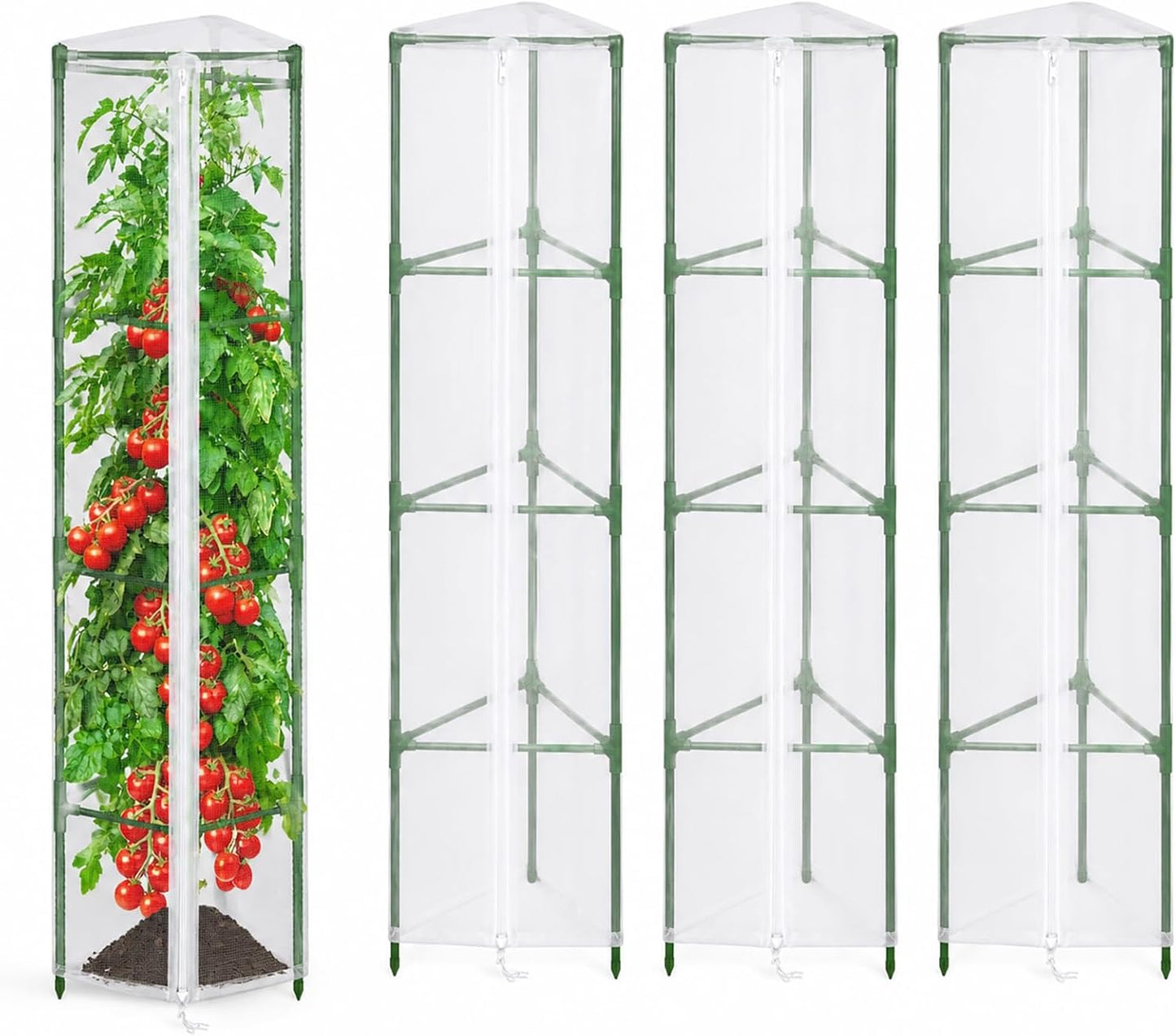 Garden Tomato Plant Cover Netting, Fits 55–72" Tomato Cages
