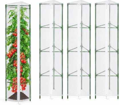 Garden Tomato Plant Cover Netting, Fits 55–72" Tomato Cages