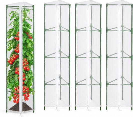 Garden Tomato Plant Cover Netting, Fits 55–72" Tomato Cages