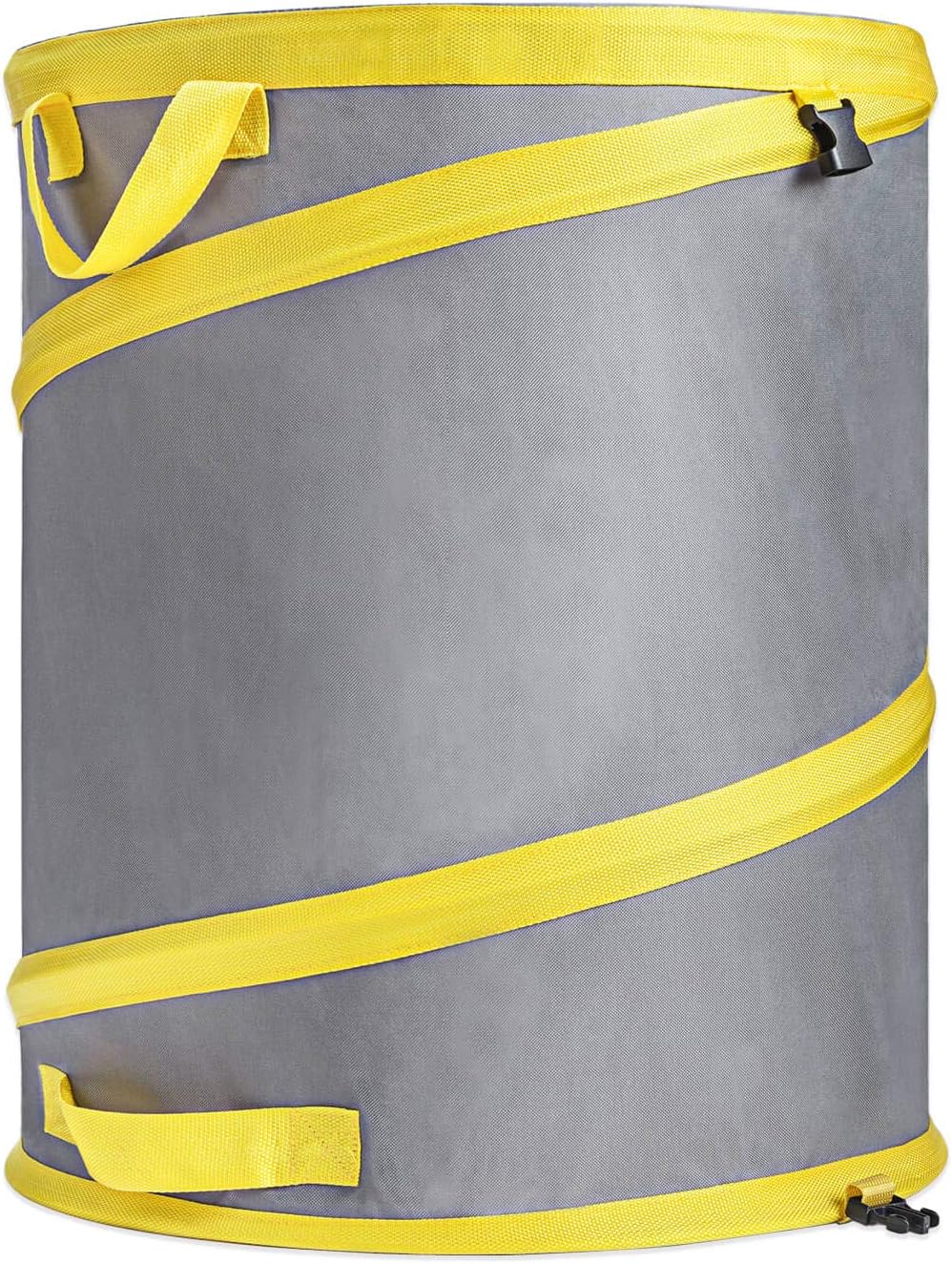 Collapsible Pop Up Trash Can, 30 Gallon Reusable Yard Waste Bag with Handle, Foldable Portable Garden Leaf Bag for Outdoor Lawn, Patio, Camping, Gardening Debris Storage