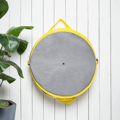 Collapsible Pop Up Trash Can, 30 Gallon Reusable Yard Waste Bag with Handle, Foldable Portable Garden Leaf Bag for Outdoor Lawn, Patio, Camping, Gardening Debris Storage