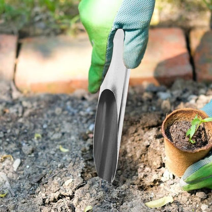 Bonsai Soil Scoop: Stainless Steel Soil Scoop Bonsai, Potting Trowel, Succulent Transplanting Garden Scooper for Indoor Plants, Narrow Deep Mouth Hand Tool