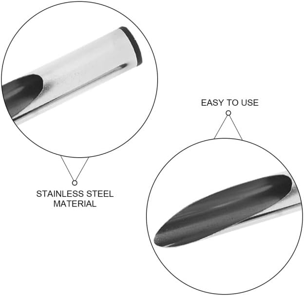 Bonsai Soil Scoop: Stainless Steel Soil Scoop Bonsai, Potting Trowel, Succulent Transplanting Garden Scooper for Indoor Plants, Narrow Deep Mouth Hand Tool