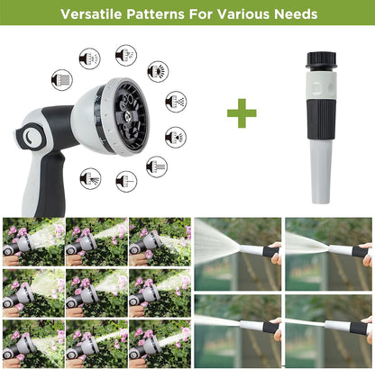 Heavy-Duty Automatic Retractable Garden Hose Reel 100FT Wall Mount
