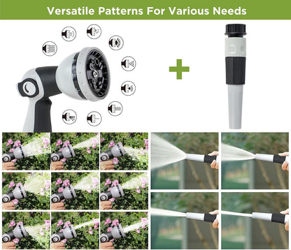 Heavy-Duty Automatic Retractable Garden Hose Reel 100FT Wall Mount