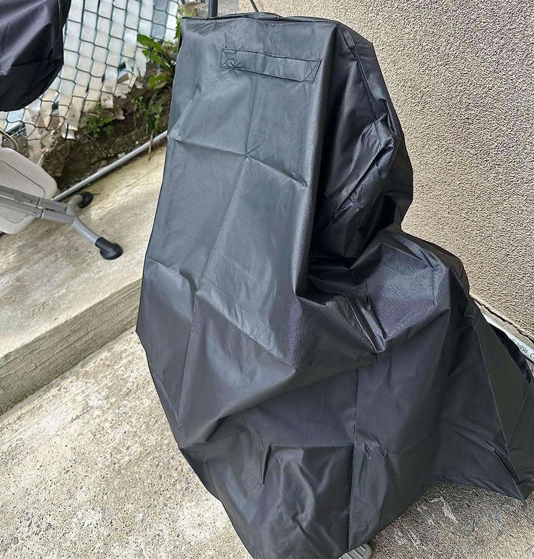 Hose Reel Cart Cover Black Waterproof Free Standing Water Hose Reel Protective Cover Furniture Sets for Patio Outdoor (Black)