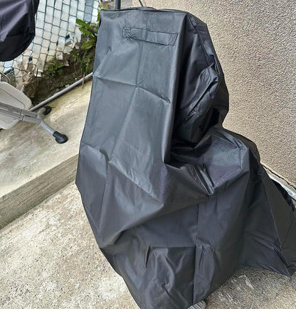 Hose Reel Cart Cover Black Waterproof Free Standing Water Hose Reel Protective Cover Furniture Sets for Patio Outdoor (Black)