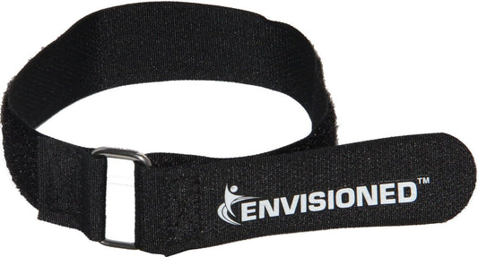 Premium Cinch Straps with Stainless Steel Metal Ring (Buckle), Reusable Durable Hook and Loop, Multipurpose Securing Straps 4 Pack - 3" x 72" - Colors A