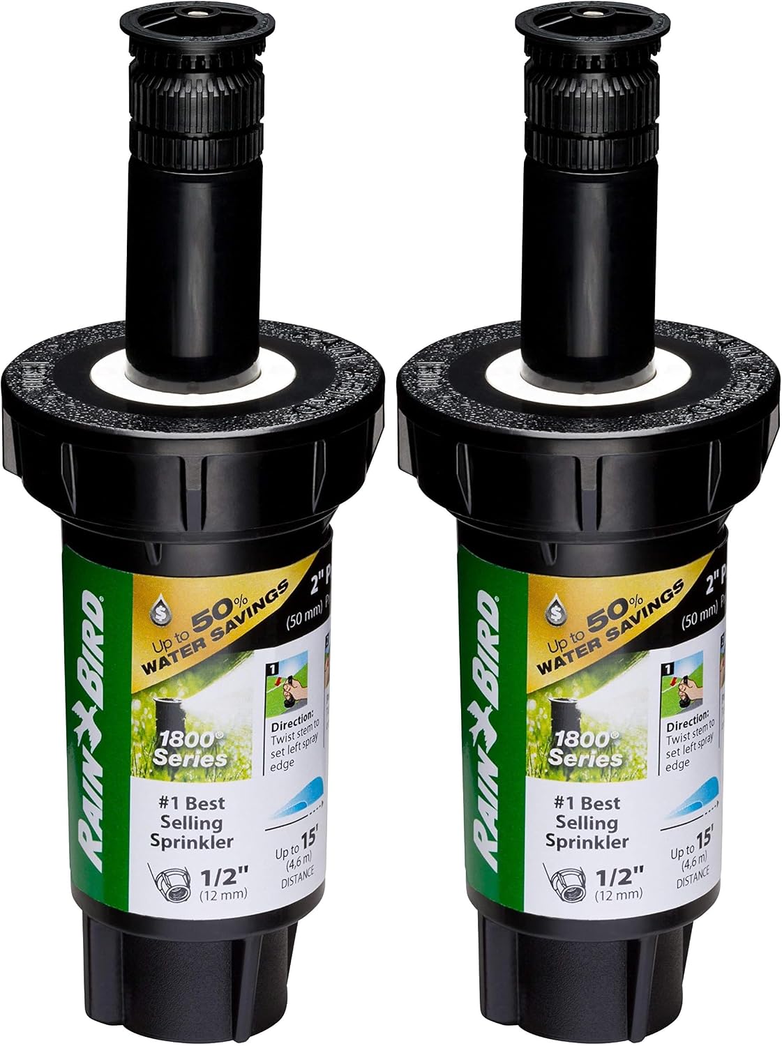 1802HV15PR PRS HE Professional Pop-Up, Full Circle, 8-15 Feet, 2"