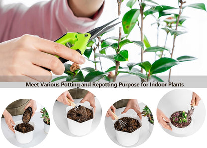Plant Repotting Mat, 5Pcs Succulent Tools Mini Garden Small Gardening Tools Indoor, Pruning Shear Gardening Scissor, Hand kit for Bonsai, Cactus, Fairy, Houseplant Transplanting, Seedling