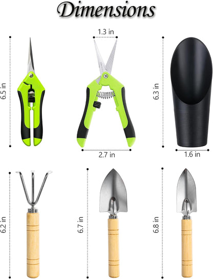 Plant Repotting Mat, 5Pcs Succulent Tools Mini Garden Small Gardening Tools Indoor, Pruning Shear Gardening Scissor, Hand kit for Bonsai, Cactus, Fairy, Houseplant Transplanting, Seedling