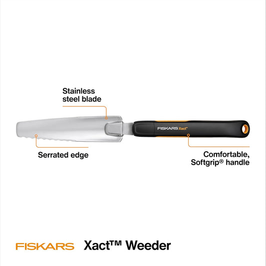 Xact Hand Weeder, Stainless Steel Blade Garden Tool
