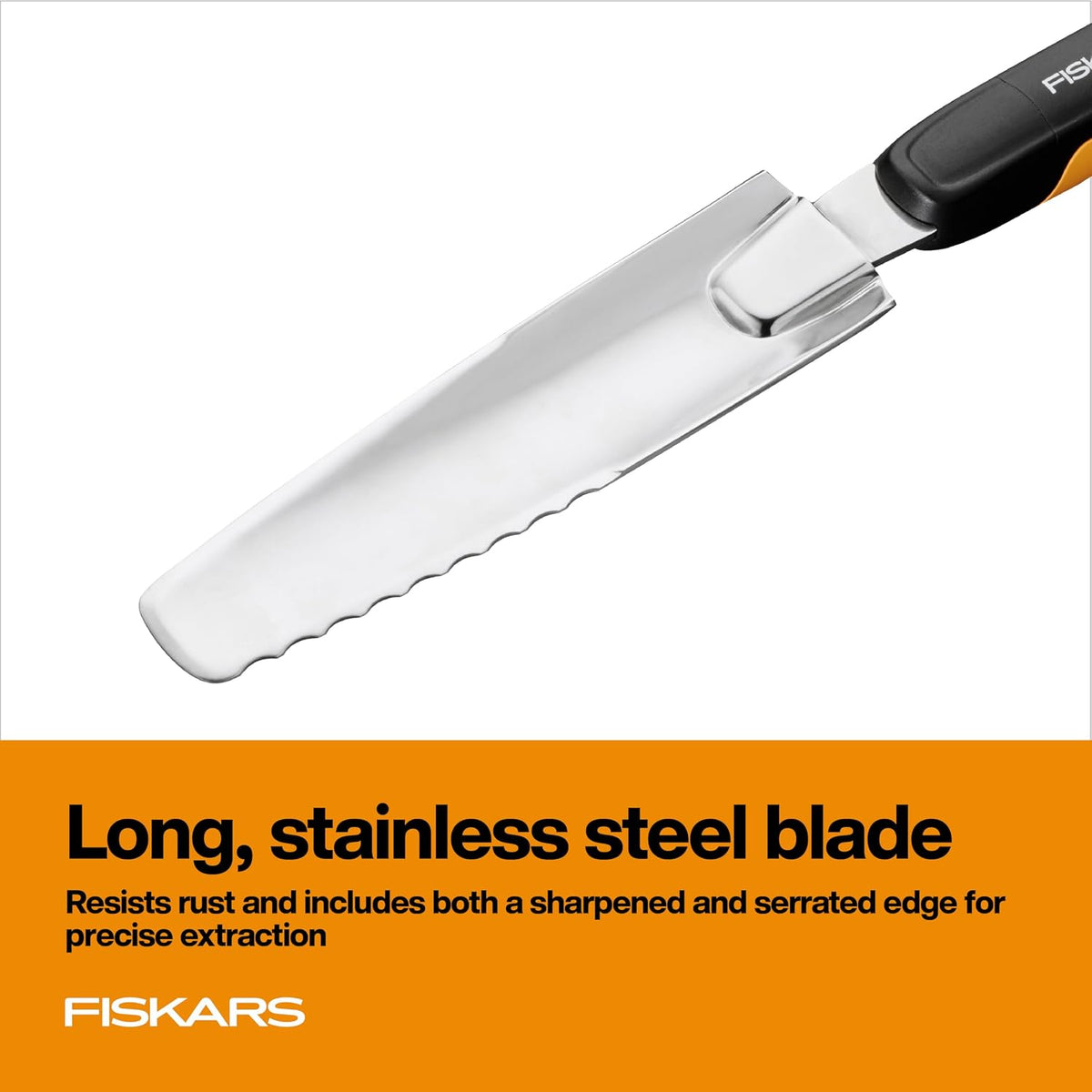 Xact Hand Weeder, Stainless Steel Blade Garden Tool