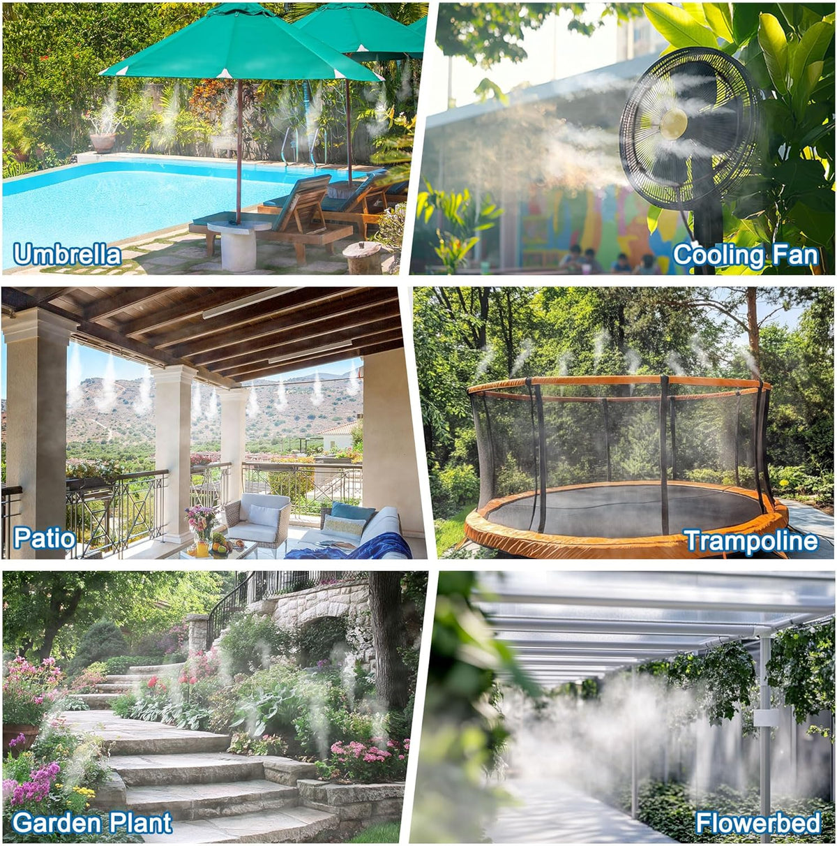 Drip Irrigation Kits Automatic Garden Irrigation System 360° Bending Nozzle