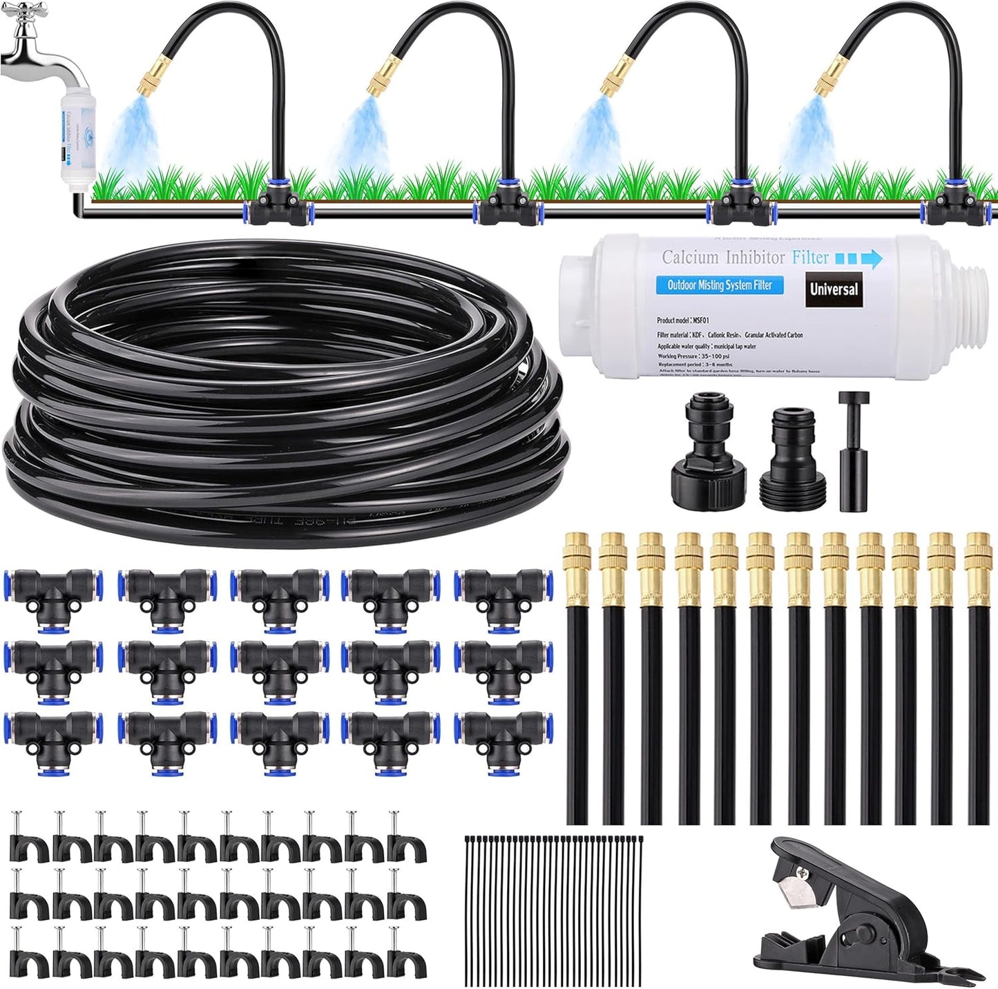 Drip Irrigation Kits Automatic Garden Irrigation System 360° Bending Nozzle