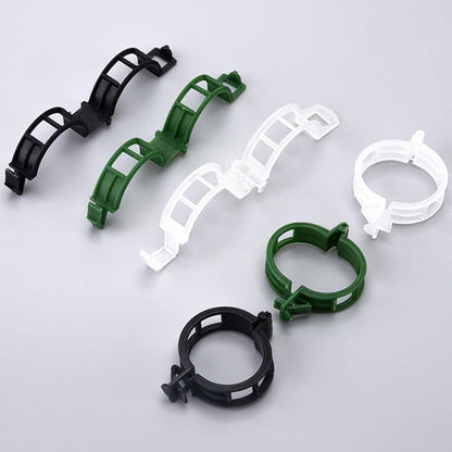 100PCS Plant Support Garden Clips Tomato Clips Supports/Connects Plants/Twine/Vines Trellis/Cages Plant Vine Vegetable Fastening Clip Grafting Tools Make Plant Grow Upright and Healthier (100PCS)