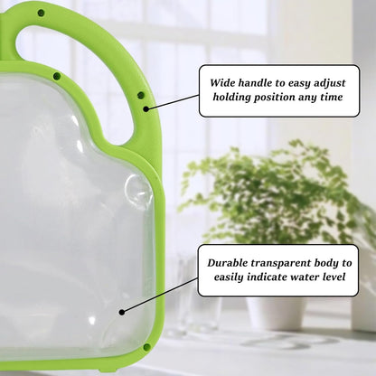 1.5 Gallon Purple Clear Plastic Foldable Garden Watering Can