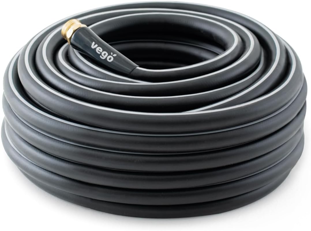 Leader Hose 6ft with Brass Thread and Swivel Grip Sleeve, 1/2" Leader Garden Water Hose with Male to Female Fittings for Garden & Yard