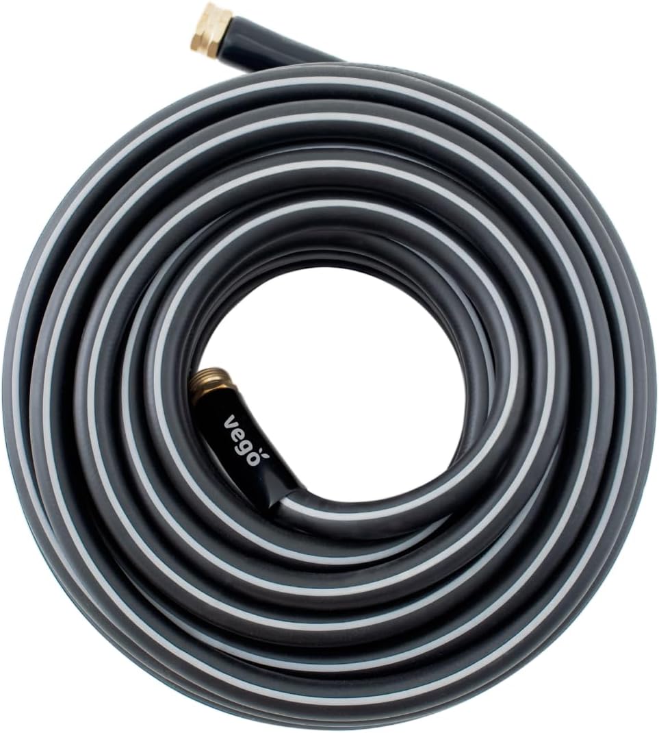 Leader Hose 6ft with Brass Thread and Swivel Grip Sleeve, 1/2" Leader Garden Water Hose with Male to Female Fittings for Garden & Yard