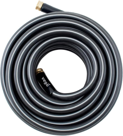 Leader Hose 6ft with Brass Thread and Swivel Grip Sleeve, 1/2" Leader Garden Water Hose with Male to Female Fittings for Garden & Yard