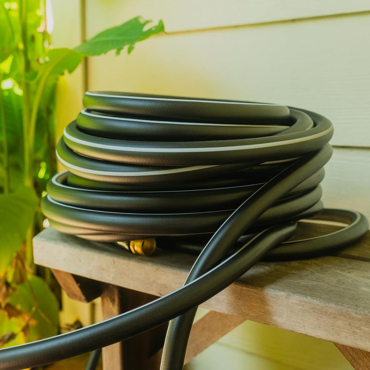 Leader Hose 6ft with Brass Thread and Swivel Grip Sleeve, 1/2" Leader Garden Water Hose with Male to Female Fittings for Garden & Yard