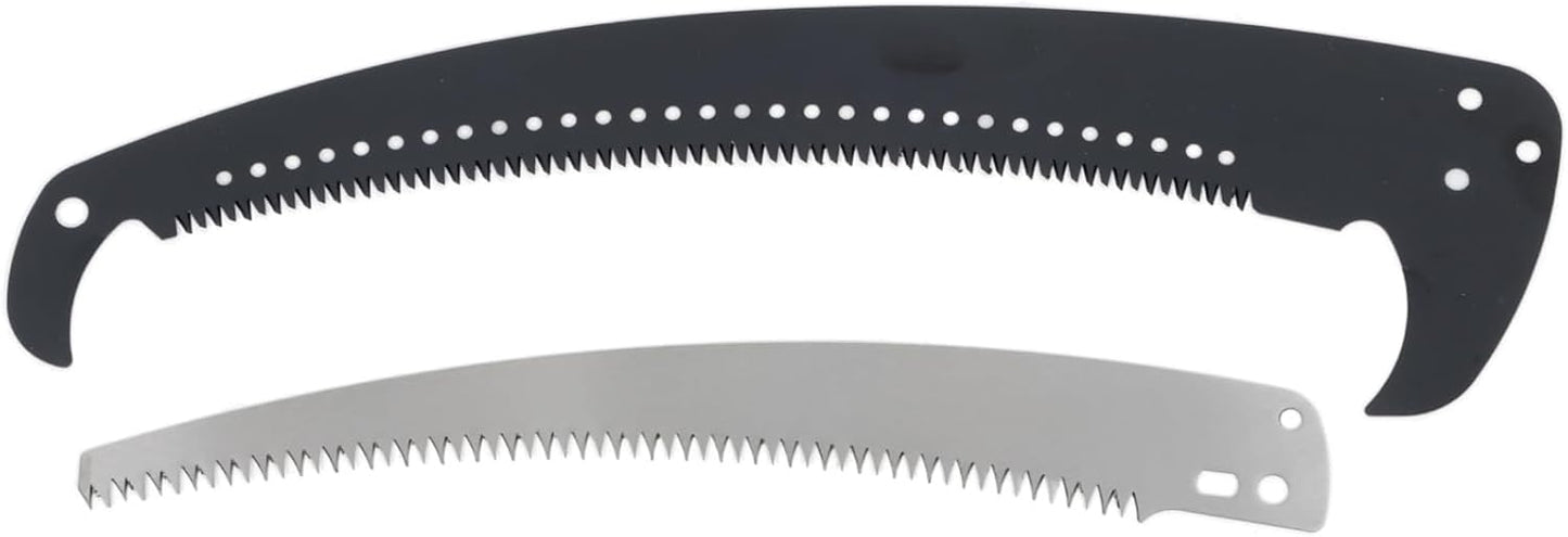 30FT Extendable Pole Saw, Manual Branch Trimmer with Long Handle, Manuals Tree Pruning Saws Band Scissors, 9 Knots Yellow