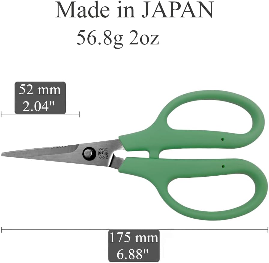 Japanese Mini Craft Scissors 4" [Extra Non-Stick], Small Detail Scissors for Paper Crafting, Fabric Cutting, Art Crafts, Made in JAPAN