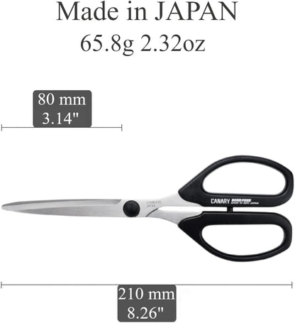 Japanese Mini Craft Scissors 4" [Extra Non-Stick], Small Detail Scissors for Paper Crafting, Fabric Cutting, Art Crafts, Made in JAPAN