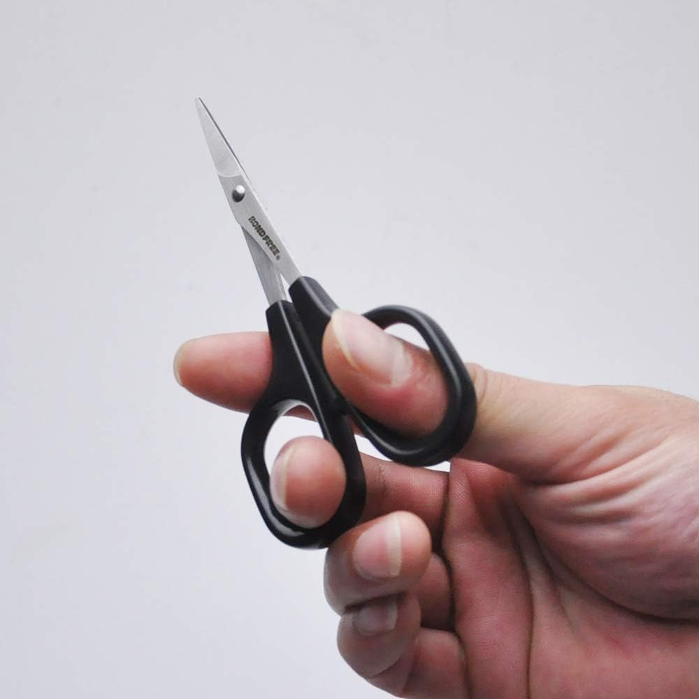 Japanese Mini Craft Scissors 4" [Extra Non-Stick], Small Detail Scissors for Paper Crafting, Fabric Cutting, Art Crafts, Made in JAPAN