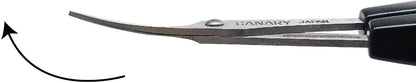 Japanese Mini Craft Scissors 4" [Extra Non-Stick], Small Detail Scissors for Paper Crafting, Fabric Cutting, Art Crafts, Made in JAPAN