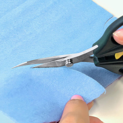 Japanese Mini Craft Scissors 4" [Extra Non-Stick], Small Detail Scissors for Paper Crafting, Fabric Cutting, Art Crafts, Made in JAPAN