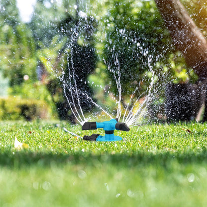 2 Pack 360 Degree Rotating Lawn Sprinklers Automatic Garden Watering System for Yard and Garden, 3 Arm Design with 1/2 Connector for Efficient Irrigation