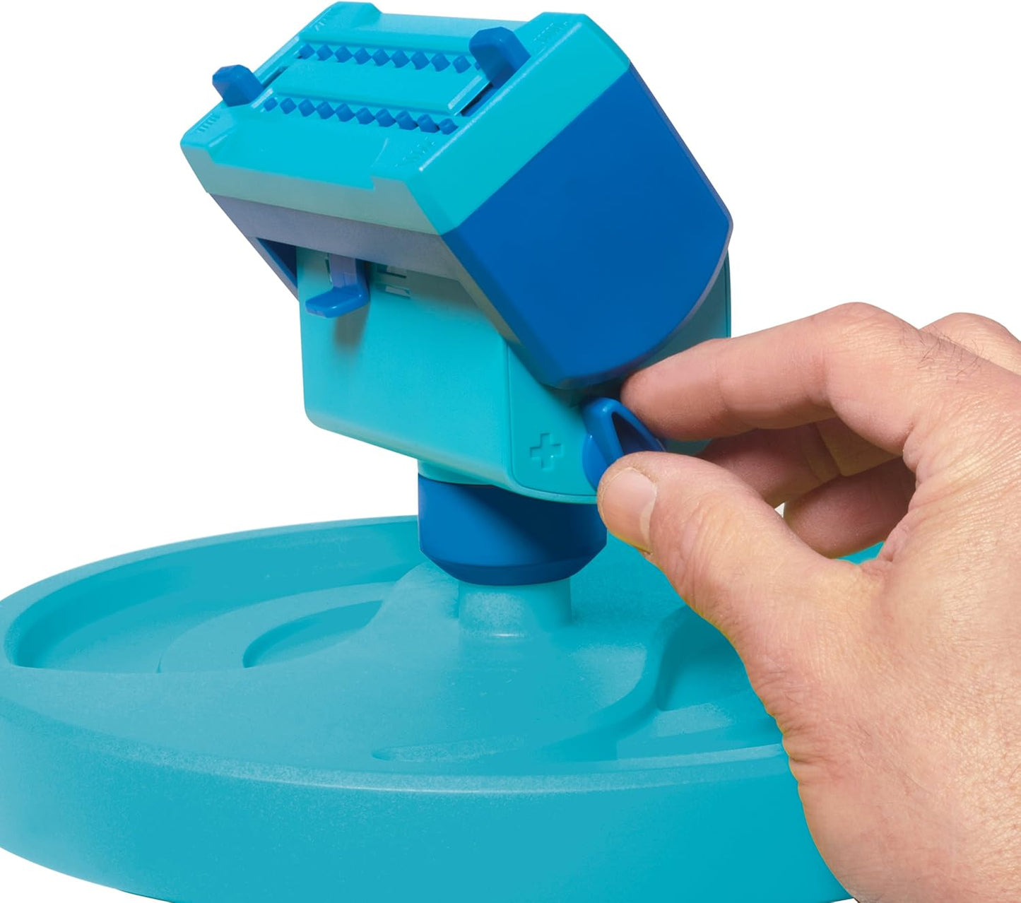 BDL-A0138-P2 20-Nozzle Mini Gear-Driven Oscillating Sprinkler on Sled Base, Customizable Coverage, 4,250 Sq. Ft. Max Coverage