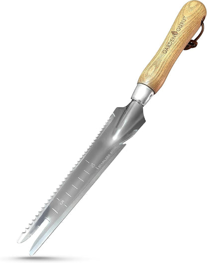 Hand Weeder Trowel with Ergonomic Handle – Stainless Steel Weeding & Digging Knife – Rust Resistant - Perfect for Weeding, Transplanting, Digging, Pruning, Cutting