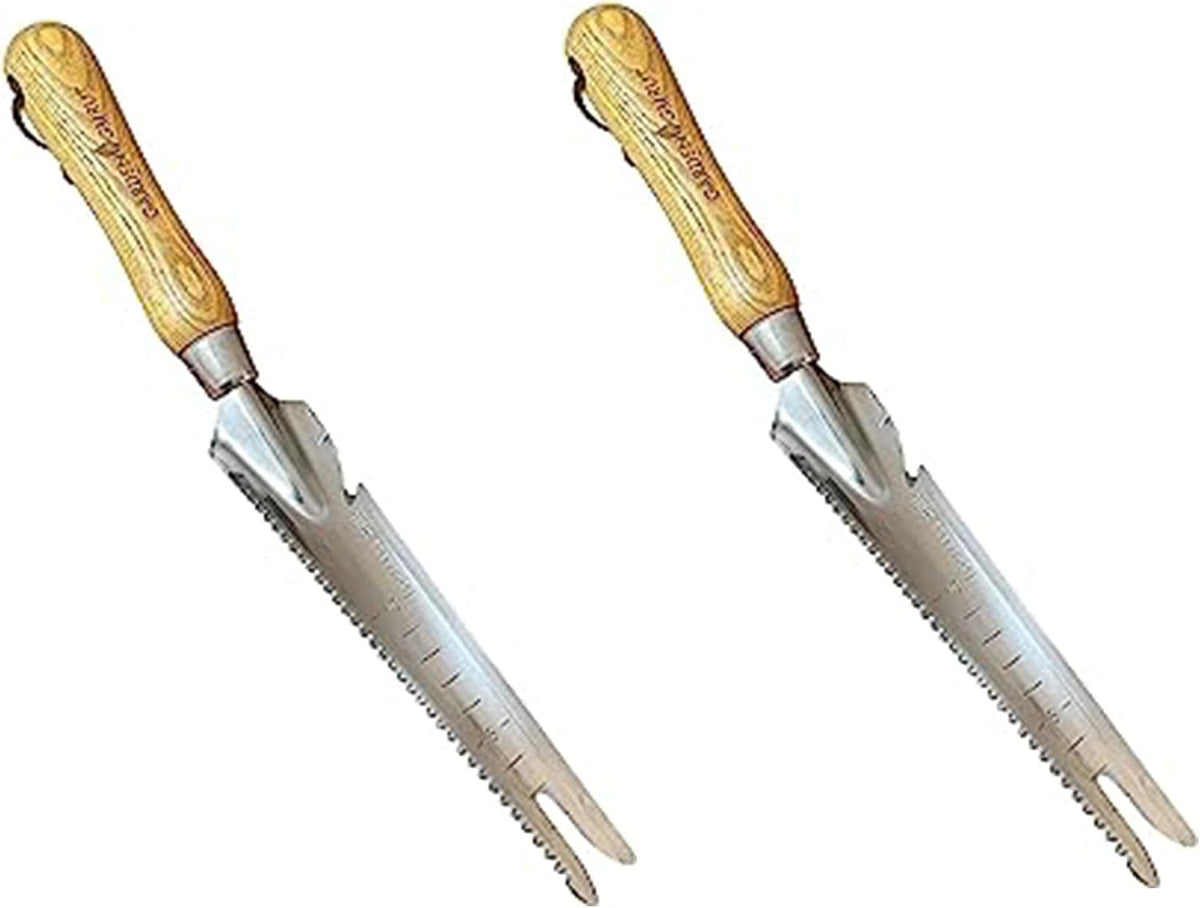 Hand Weeder Trowel with Ergonomic Handle – Stainless Steel Weeding & Digging Knife – Rust Resistant - Perfect for Weeding, Transplanting, Digging, Pruning, Cutting