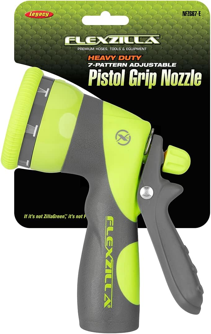 6-Pattern Adjustable Garden Hose Nozzle Sprayer with Easy to Use on/off toggle & Durable Design