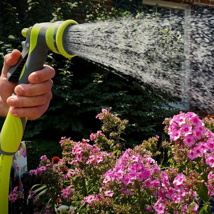 6-Pattern Adjustable Garden Hose Nozzle Sprayer with Easy to Use on/off toggle & Durable Design