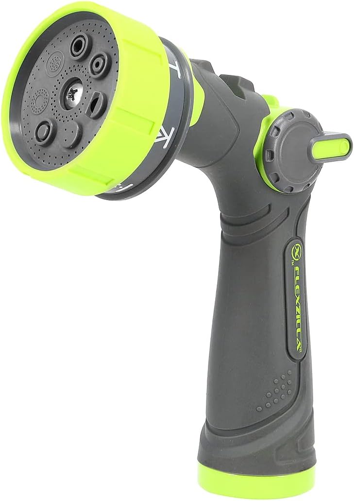 6-Pattern Adjustable Garden Hose Nozzle Sprayer with Easy to Use on/off toggle & Durable Design