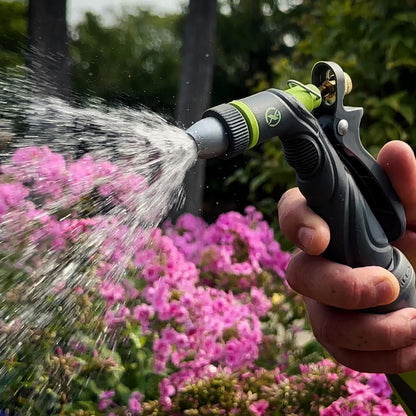 6-Pattern Adjustable Garden Hose Nozzle Sprayer with Easy to Use on/off toggle & Durable Design