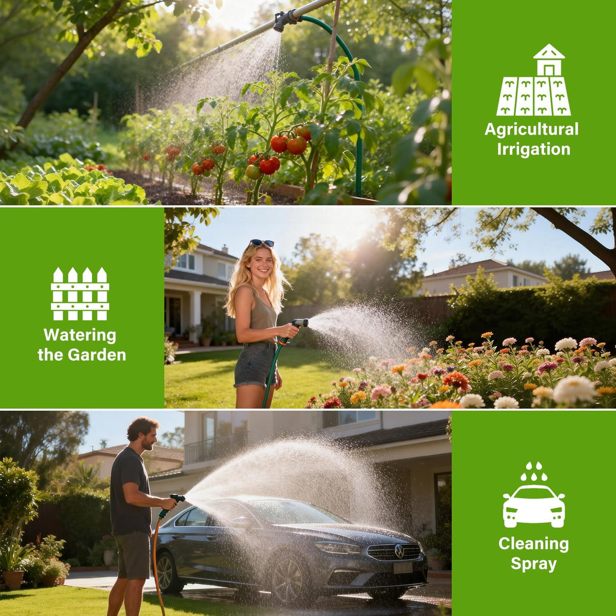 Sprinkler Timer for Garden Hose, Irrigation Water Timer with Rain Delay, Automatic Manual Watering for Lawn Yard Outdoor Drip Irrigation System
