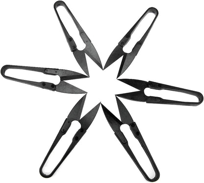 (R) Bonsai Scissors Trimmers Pruner Pruning for Bud and Leaves Trimming Scissors for Plants, Flowers 6 PCS
