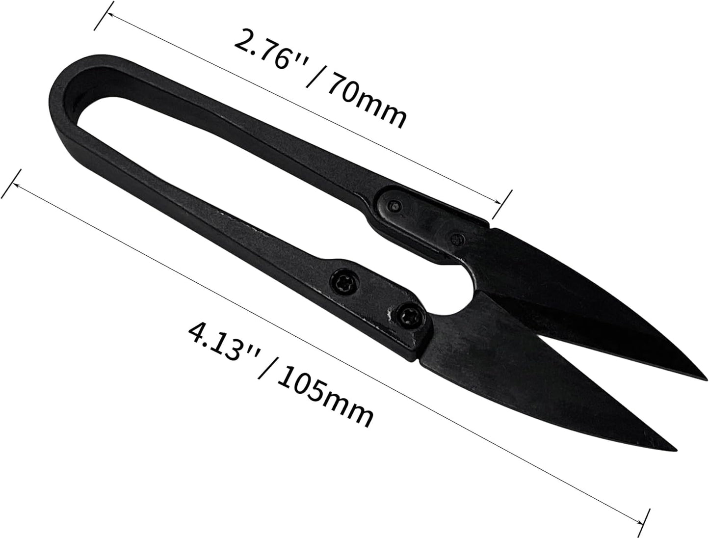 (R) Bonsai Scissors Trimmers Pruner Pruning for Bud and Leaves Trimming Scissors for Plants, Flowers 6 PCS