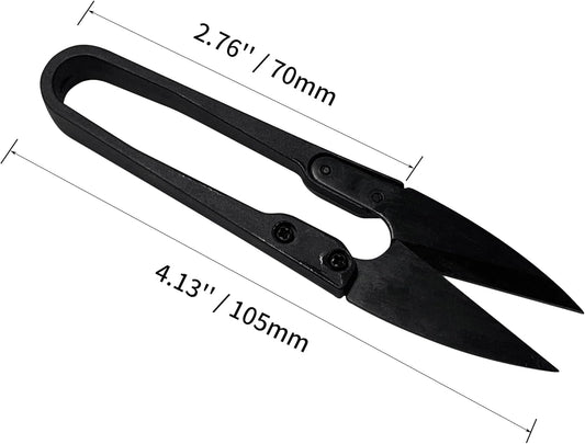 (R) Bonsai Scissors Trimmers Pruner Pruning for Bud and Leaves Trimming Scissors for Plants, Flowers 6 PCS