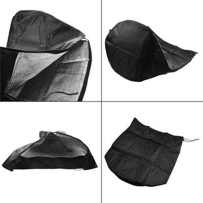 Winter Plant Pot Covers Freeze Protection, 25.6'' x 27.5'' Reusable Garden Plant Protector for Small Trees and Shrubs (1 PC Black)