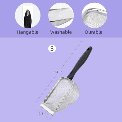 Hamster Sand Bath Scoop: Can Removes Clump Waste Keeps Clean Sand
