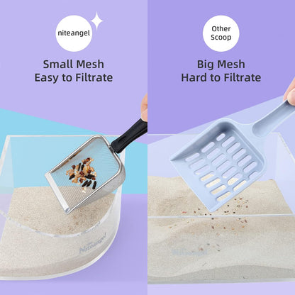 Hamster Sand Bath Scoop: Can Removes Clump Waste Keeps Clean Sand